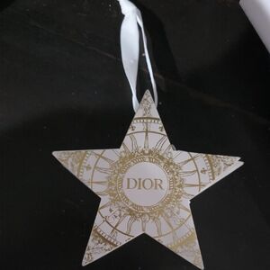 Dior Luxurious Gold and White Star Ornament
